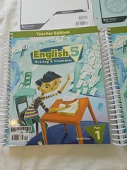 BJU English 5 Writing & Grammar, 3rd ed. Teacher Books Test & Key ( C)