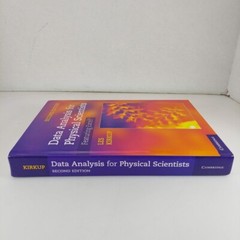 Data Analysis for Physical Scientists Featuring Excel 2nd Ed Les Kirkup 2012 HC