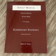 Elementary Statistics Using Excel by Triola, Mario