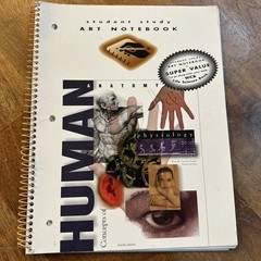 Student Study Art Notebook Concepts of Human Anatomy & Physiology Spiral PB Book