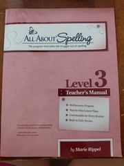 All About Spelling Level 3 Teacher’s Manual Teacher’s Edition Marie Rippel