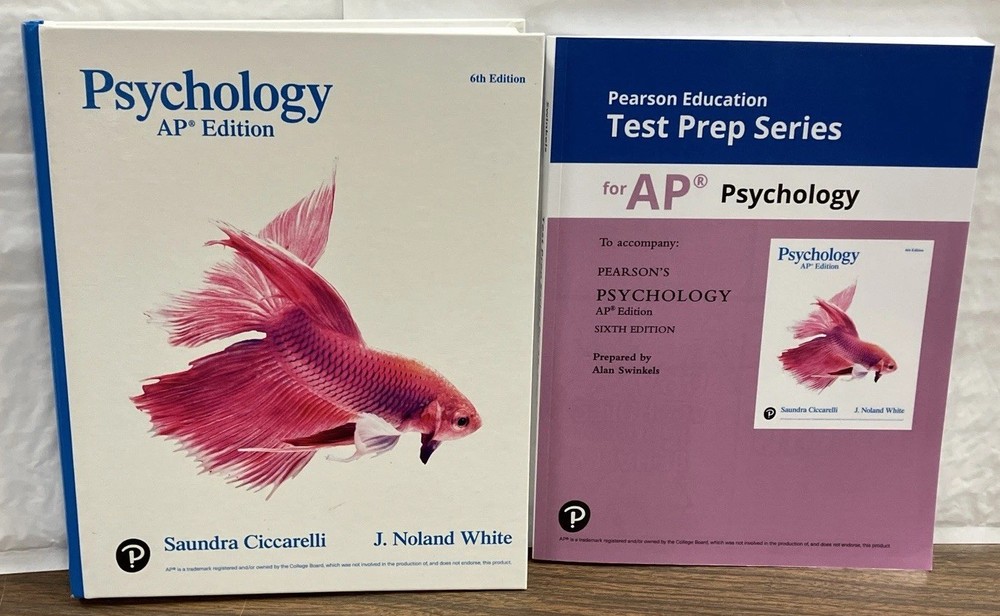 LOT Psychology AP Edition 6th Pearson HC by Ciccarelli & White W/Test Prep