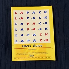 Software Environments and Tools Ser.: LAPACK Users’ Guide by E. Anderson