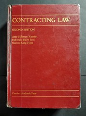 Contracting Law Second Edition by Kastely Post Horn 2000 Carolina Academic Press