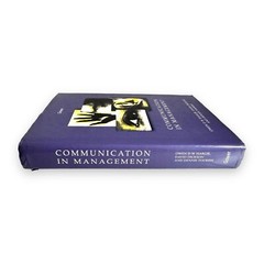 Communication in Management,Owen D W Hargie 1999 Hardcover Dickson Tourish Book