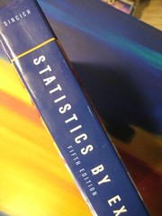Statistics by Example by Terry Sincich 1993 HC STEM Business Eng. Math Book