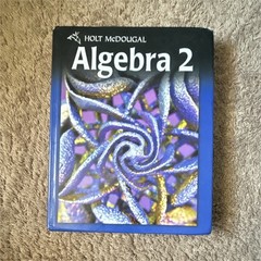 Holt McDougal Algebra 2 Hardcover Textbook 2007 Intermediate w/ Online Resources