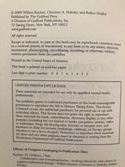 Collaborative Case Conceptualization (First Edition, 2009, Hardcover)