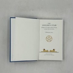 V RARE- The Golden Star J Michaud PhD Blue HC Nomad Press Mysticism Occult 2021