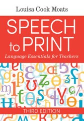 Speech to Print: Language Essentials for Teachers – Paperback – GOOD
