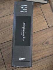 West Academic Constitutional Law Cases Comments Questions Eleventh Ed Hardcover