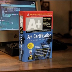 A+ certification 2nd Edition Study Guide Hardcover Book (NO CD-ROM INCLUDED)