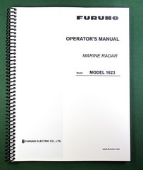 Furuno Model 1623 Operator’s Manual: 52 Pages & Protective Covers!