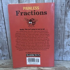Painless Fractions by Alyece Cummings Barron’s Painless Series Paperback 1998