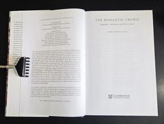 THE ROMANTIC CROWD – Mary Fairclough (hc/dj) 2013 As New Cambridge Press