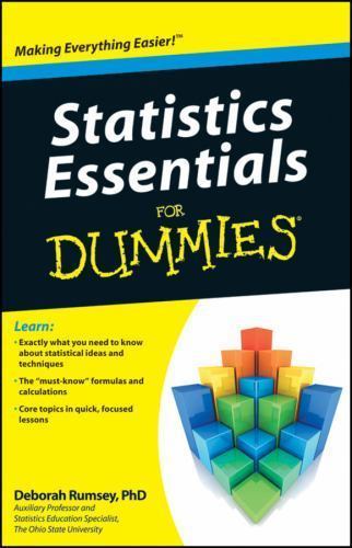 Statistics Essentials for Dummies by Rumsey, Deborah J.