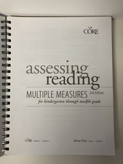 Assessing Reading Multiple Measures 2nd Edition 2007 Spiral Paperback VERY GOOD