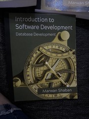 Introduction to software development Marwan Shaban Three Books Programming Etc