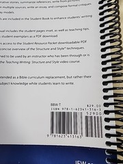 IEW Bible based Writing Lessons Teachers Manual Pudewa, Webster & Boutross (T161