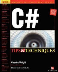 C# Tips & Techniques