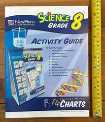 Vintage Science Stem School Learning Grade 8 Book Dry Erase Flip Chart Like New!
