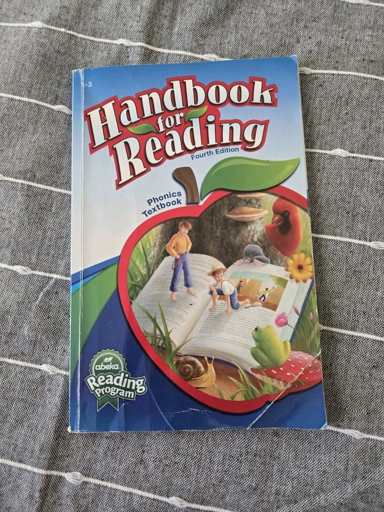 Abeka Handbook for Reading Phonics Textbook Fourth Edition Grades 1-3