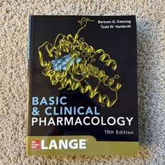 Basic and Clinical Pharmacology 15e by Anthony J. Trevor and Bertram G. Katzung