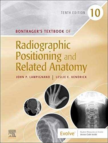 Bontrager’s Textbook of – Hardcover, by Lampignano MEd RT(R) – Acceptable