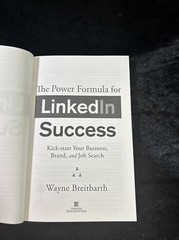 The Power Formula for Linkedin Success – Wayne Breitbarth – 2011 p/b