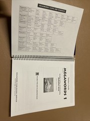 Megawords 1 Teacher’s Guide 2nd Edition Decoding Spelling Spiral Bound(2book)