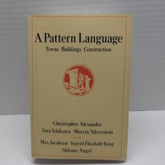 A Pattern Language Christopher Alexander Hardcover Architecture Design Planning