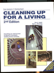 Cleaning Up for a Living don aslett how to 11″ x 8 1/2″ 208 Pages paperback book