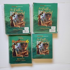 BOB JONES UNIVERSITY BJU Reading 6 As Full as the World 2nd Ed 2003 Homeschool
