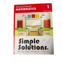 Simple Solutions Standard-Based Mathematics 2nd Edition Grade 1 Student Workbook