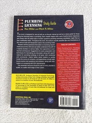 Plumbing Licensing Study Guide / Rex Miller & Mark R. Miller (2018, Trade PB) VG