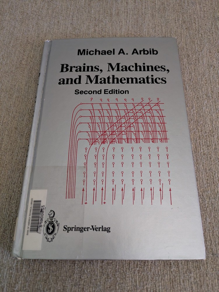 Brains, Machines, and Mathematics, 2nd Edition | Arbib | 1987 HC | Ex-Library