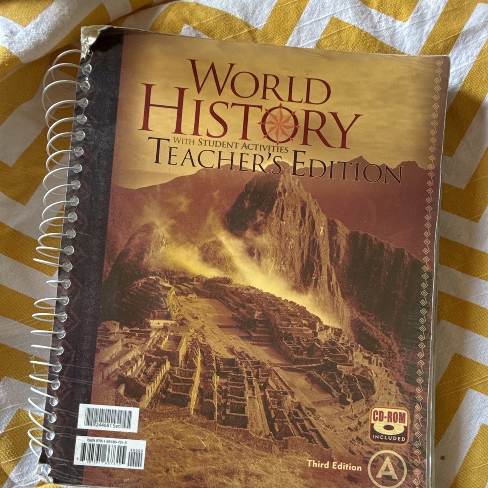 World History w/ Student Activities Teacher’s Edition 3rd Ed Spiral + CD-ROM