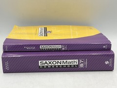 SAXONMath HOMESCHOOL 8/7 With Prealgebra Set, 2 Books Paperback Hake Saxon