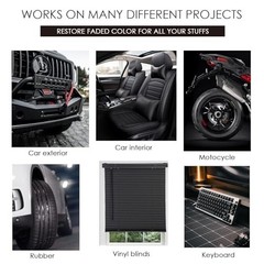 Black Trim Restorer, Plastic Restorer for Cars Restore Faded Bumpers, Plasti…