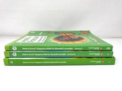 Set of 3 Math In Focus 3B Textbook Workbook Reteach Singapore Math Cavendish