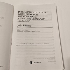 Law Bluebook Citation Bundle 21st Edition + Interactive Workbook 2024 Unused