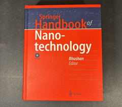 Springer Handbook of Nanotechnology by Bharat Bhushan (2004, Hardcover With CD)