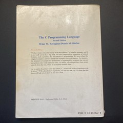 The C Programming Language 2nd Edition Brian W. Kernighan, Dennis M. Ritchie at