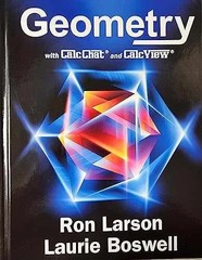 Geometry, w/ CalcChat and CalcView, – Hardcover, by Larson
