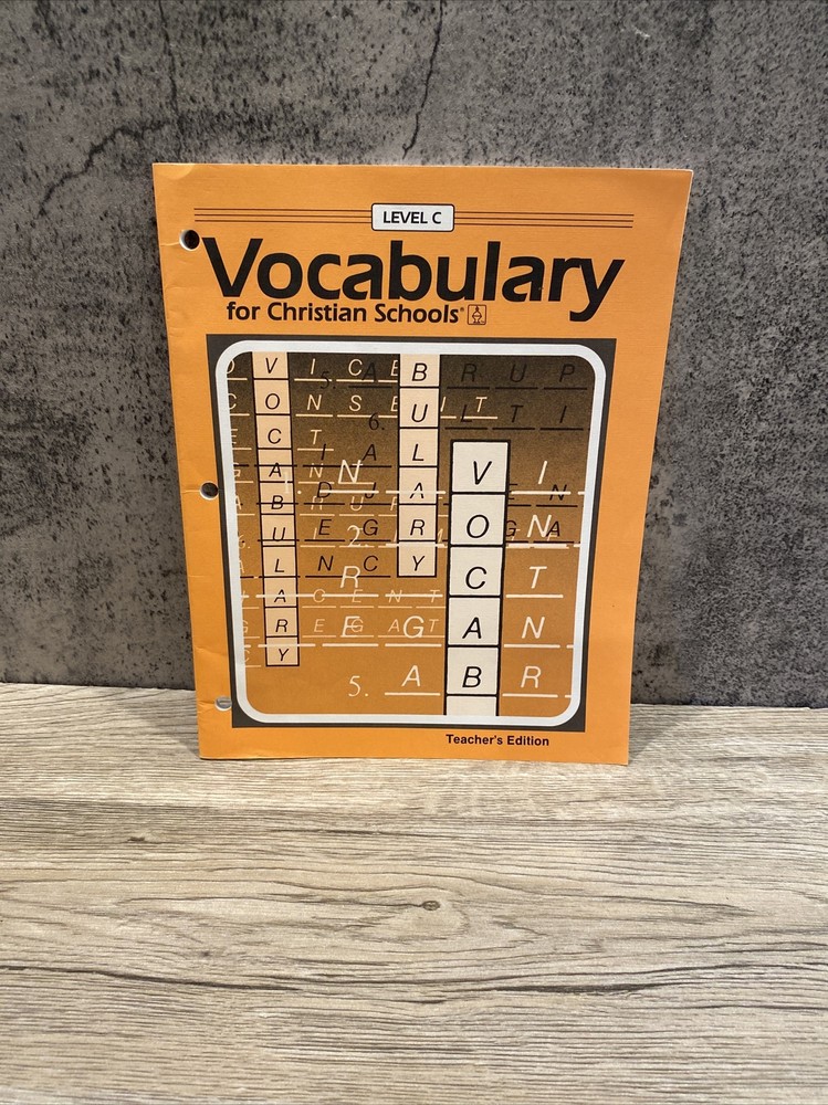 Bob Jones university press level C vocabulary for Christian schools teachers edi