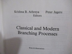 Springer Classical and Modern Branching Processes Athreya Jagers 1997 Hardcover