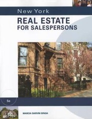 New York Real Estate for Salespersons – Paperback By Spada, Marcia Darvin – GOOD