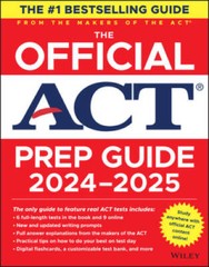 The Official ACT Prep Guide 2024-2025, (Book Online Course) – Paperback – GOOD
