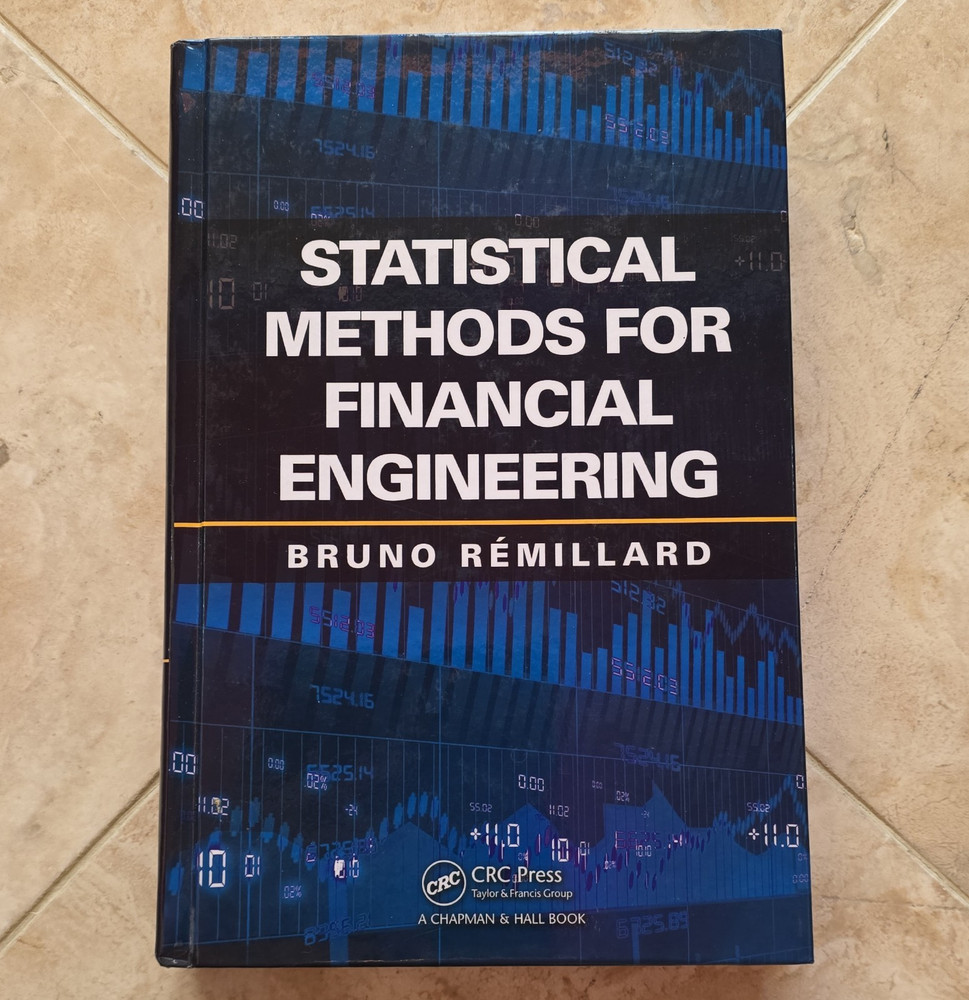 CRC Press Statistical Methods for Financial Engineering HC by Bruno Remillard