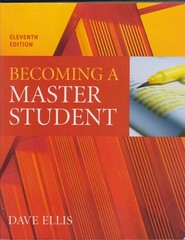 Ellis’ Becoming a Master Student, 11th Edition + Downing’s on Course